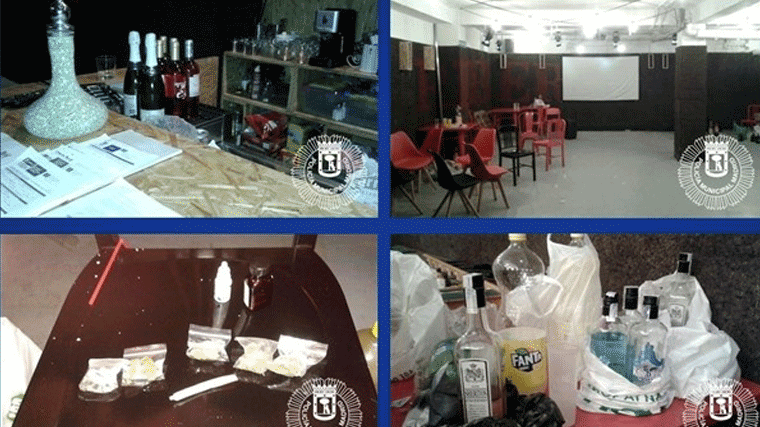 Desalojados 56 menores que consumían alcohol y marihuana en una fiesta ilegal con sobreaforo