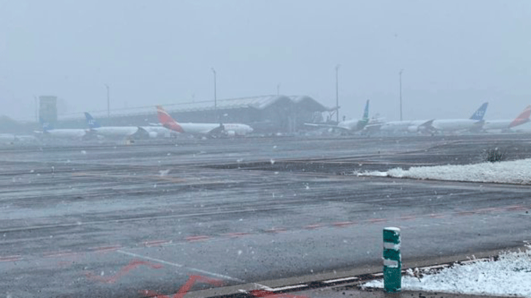 El aeropuerto de Barajas puede verse afectado por la borrasca `Filomena´