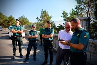 Francisco Martín supervisa el despliegue de seguridad para el eclipse en Navacerrada