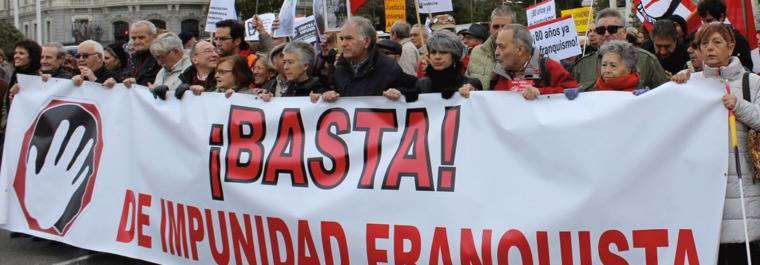 Ahora Madrid y PSOE preparan la querella contra los crímenes franquistas