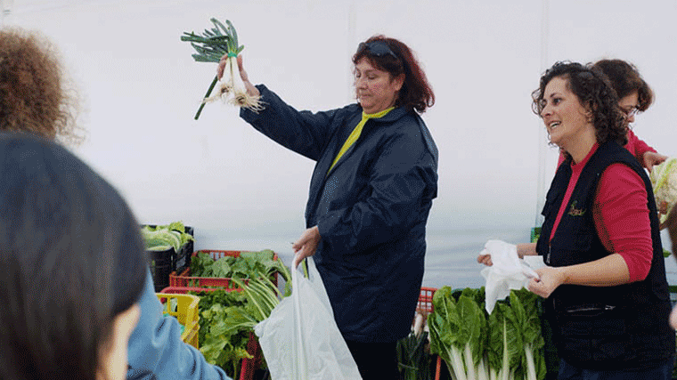 El Ayuntamiento coloca puesto de venta de verduras y hortalizas locales