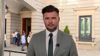Rufián exige a Sánchez una respuesta por Zapatero: “Si es verdad, es una mierda; si es mentira, es una mierda aún mayor”