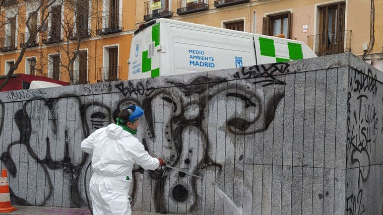 Madrid endurecerá las multas a grafiteros