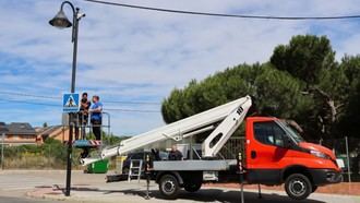 Nueva cámara de control de tráfico en Calle Escuelas para mejorar la seguridad vial