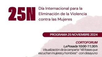 Galapagar organiza actividades para el Día Internacional contra la Violencia de Género