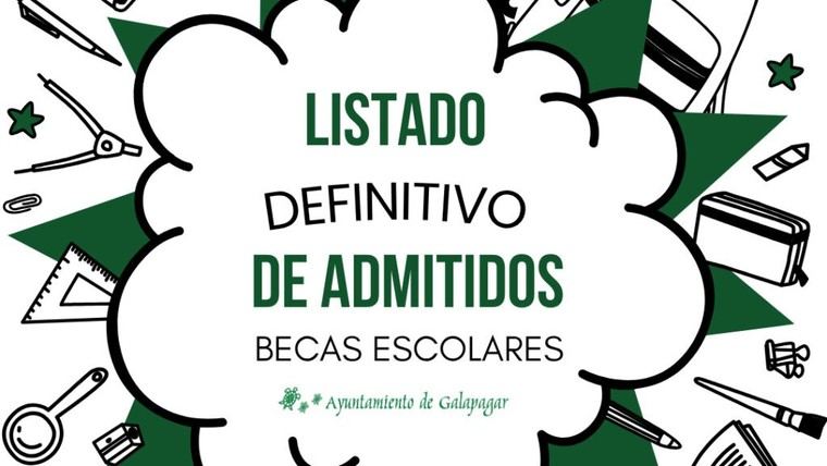 Publicado el listado definitivo de beneficiarios de las Becas Escolares en Galapagar