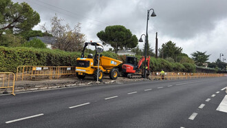 Renovación de aceras en la carretera de La Navata con inversión de 670.000 euros