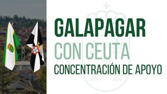 Concentración de apoyo a Ceuta en Galapagar el 2 de septiembre