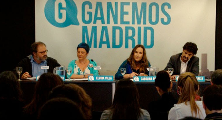 Campaña de Ganemos Madrid para recaudar dinero para las lecciones 