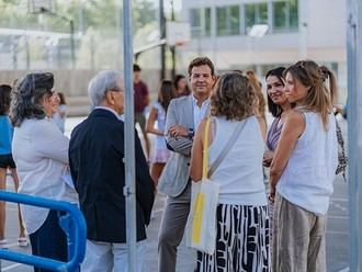 Visita del alcalde y la consejera al IES José García Nieto para el inicio del curso escolar 2026/2027