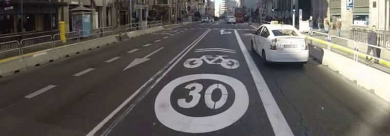 Almeida incia la reversión de los carriles bici con el de Gran Vía