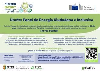Getafe será sede del primer Panel de Energía Ciudadana en Europa