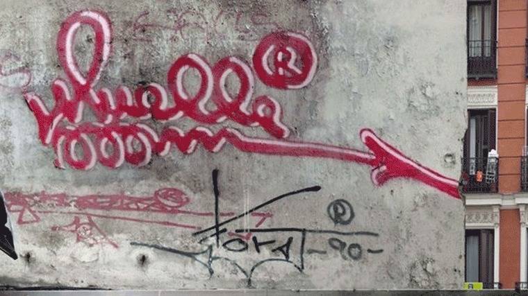 El graffiti rehabilitado de Muelle será expuesto en la Imprenta Municipal