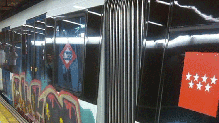 3 grafiteros detenidos por parar el Metro para pintar los vagones