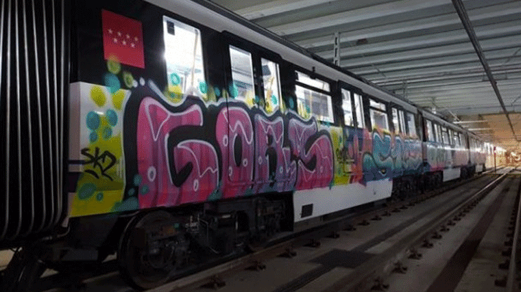 Detenido el grafitero que agredió a un vigilante de seguridad en el Metro de Cuatro Vientos