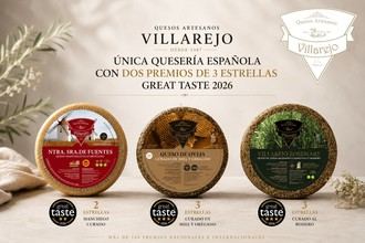 Quesos Villarejo, la única quesería española con dos 3 estrellas en Great Taste Awards