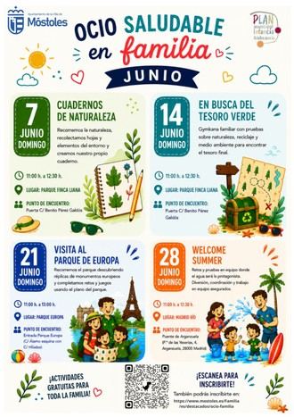 Actividades familiares gratuitas en junio: gymkanas y retos al aire libre