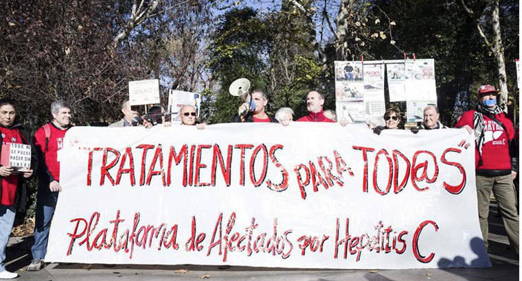 Hepatitis: Manifestación contra el 