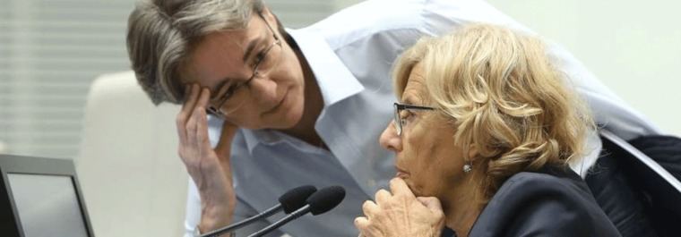 Carmena renuncia al acta e Higueras abre la batalla sucesoría