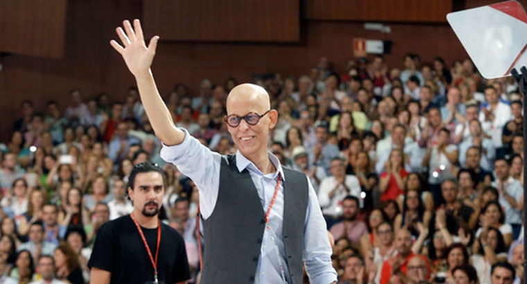 El PSOE homenajea a Zerolo con un acto presidido por Sánchez y Zapatero