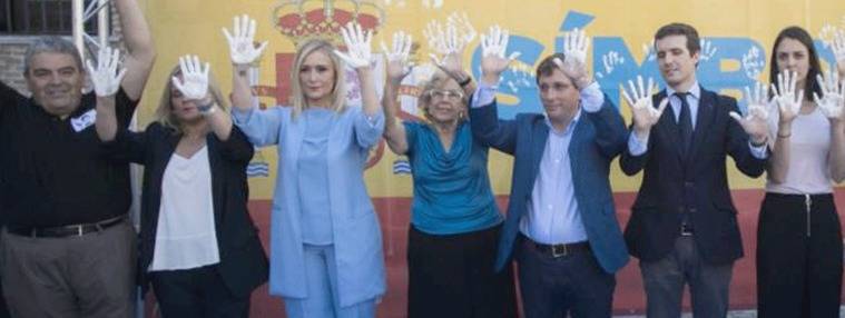 El homenaje de la discordia: Abucheos a Carmena en el acto del PP a Miguel Angel Blanco