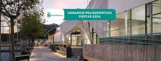 Horarios especiales del Polideportivo Las Eras durante las Fiestas Patronales 2026