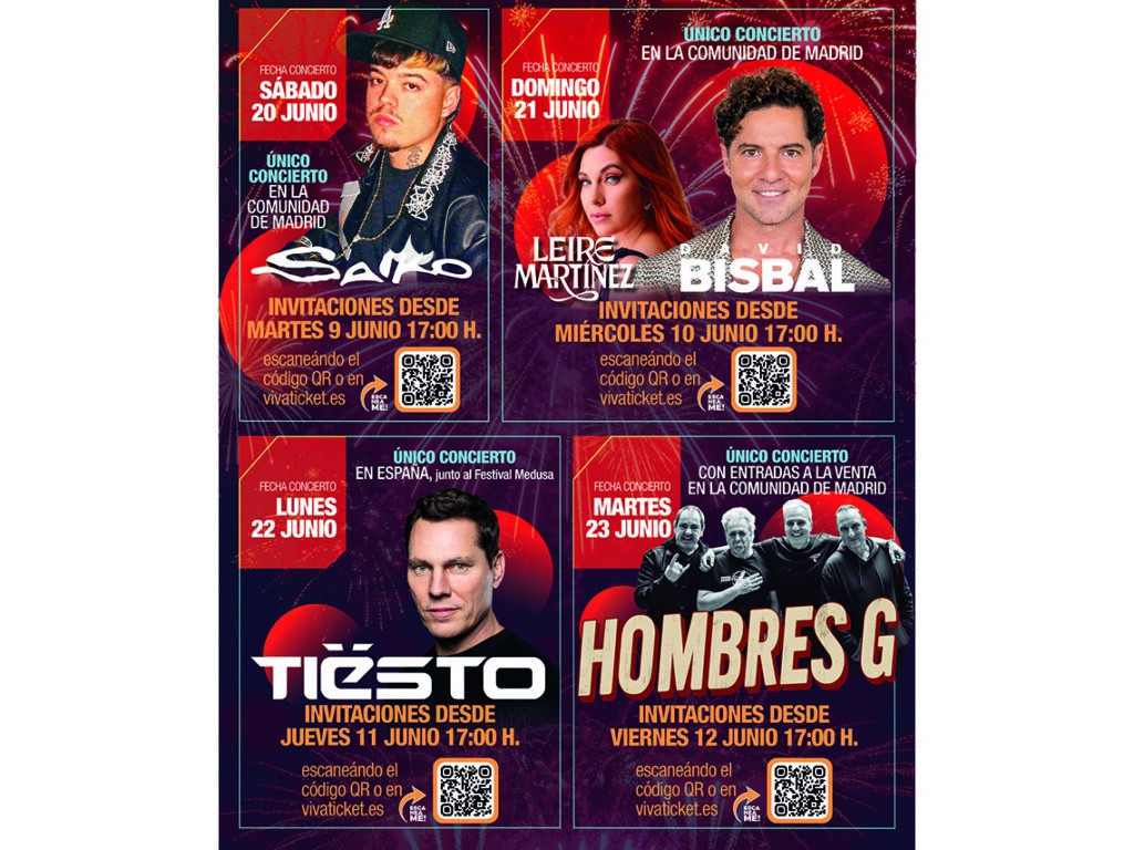 Invitaciones gratuitas para el concierto de David Bisbal y Leire Martínez disponibles hoy a las 17:00 horas