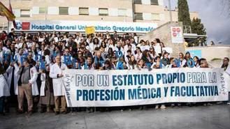 Madrid cifra en 12,8 M el impacto de la huelga de médicos y 8,148 cirugías suspendidas