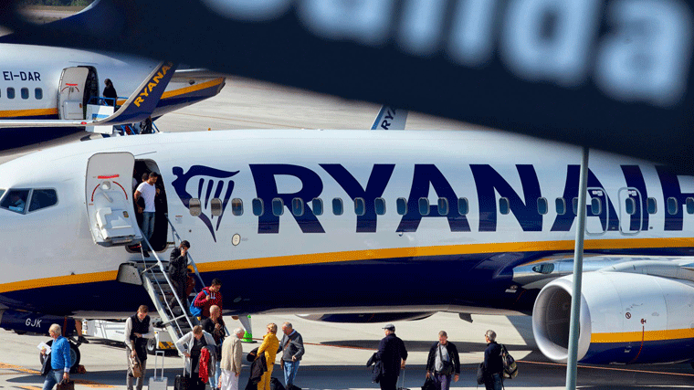 La huelga de TCP de Ryanair afectará a 440.000 pasajeros