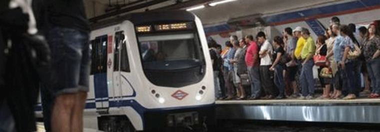 Primera jornada de huelga en el Metro para protestar por el amianto