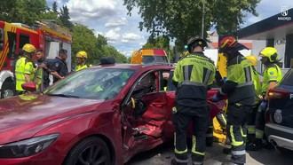 Accidente de tráfico en San Blas deja ocho heridos y una fractura