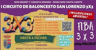Torneo de Baloncesto 3x3 el 9 de agosto en Polideportivo Zaburdón