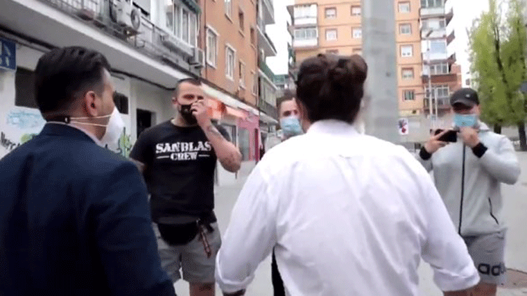 Iglesias acusa a Vox y Ayuso de enviar a sus 'cahorros': No hay sitio para 'canallas neonazis'