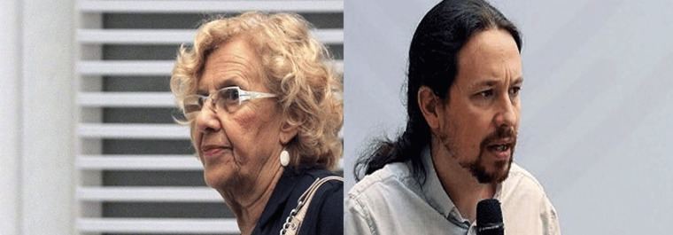 Toque de atención de Iglesias a Carmena: Sin Podemos e IU no sería alcaldesa