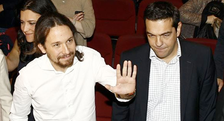 Podemos ante el "corralito" griego: Acusa a los acreedores de querer derrocar un Gobierno democrático