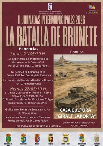 Jornadas sobre la Batalla de Brunete: historia y actividades del 21 al 24 de mayo