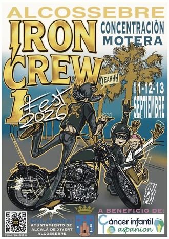 Alcossebre se prepara para la Concentración Motera Iron Crew 2026 con alojamiento garantizado