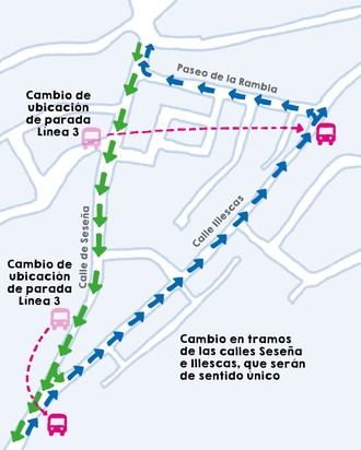 Calle Seseña e Illescas cambiarán a sentido único tras obras de asfaltado