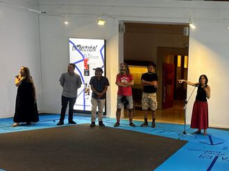 Exposición sobre la vida de los repartidores en el Museo Nacional de Antropología