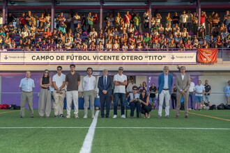 Inauguración del campo de fútbol Vicente Otero 