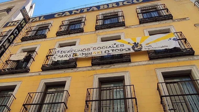 Desalojada la ODS de la Ingobernable en la calle Cruz para hacer un hotel de lujo