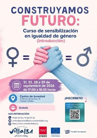 Abiertas las inscripciones para el curso 'Construyamos Futuro' sobre igualdad de género
