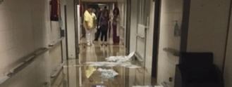 `Aline´provoca inundaciones en varios hospitales de la región y cortes en Metro y Cercanías