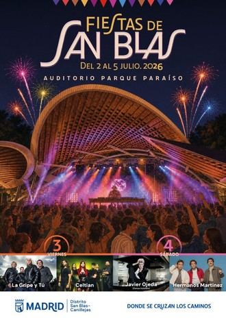 Fiestas del barrio de San Blas contarán con Javier Ojeda y Celtian