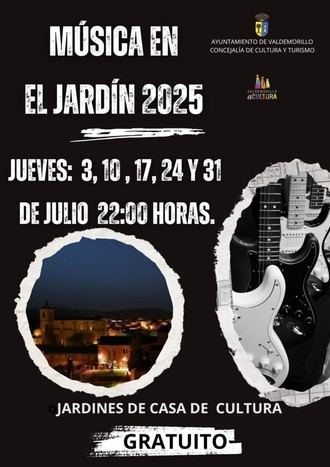 Ciclo de Música en el Jardín: Jazz, rock y blues culminan con un Micro Abierto en Valdemorillo
