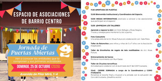 Puertas abiertas en el Espacio de Asociaciones del barrio Centro el 25 de octubre