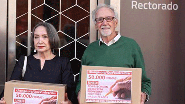 José Luis Martín, el hombre de 81 años que pide a la UNED readmitir a su profesora de 75: 'Es una injusticia'