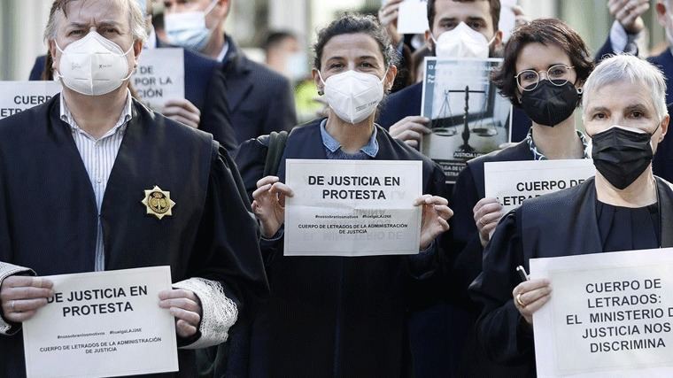 La huelga colapsa los juzgados: Más de 12.000 juicios suspendidos en Madrid