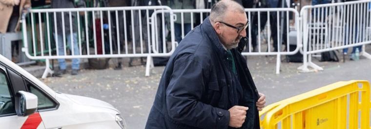 Koldo García a su llegada a los juzgados para declarar ante el juez