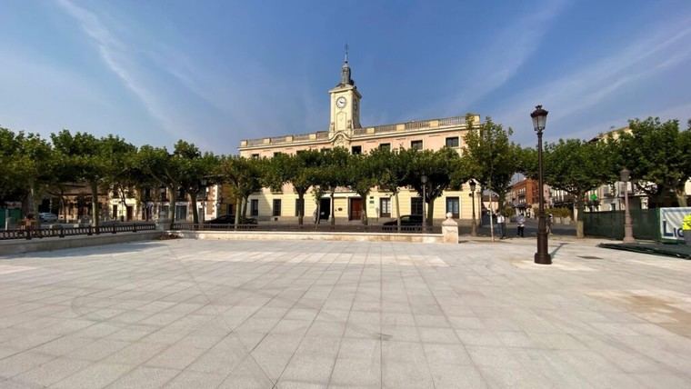 Finaliza la primera fase de las obras en la Plaza de Cervantes, lista para las Ferias y Fiestas 2025